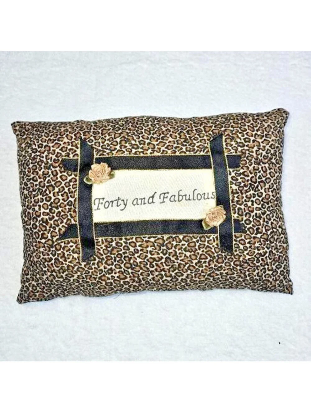 Small Custom decorative pillow with the text, 